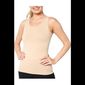 Copper Life Women's Shoulder Support Compression Tank Top Nude - Regular